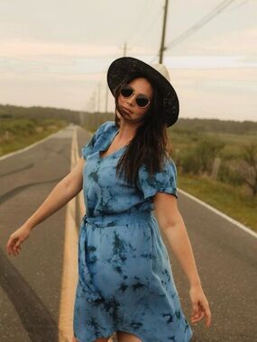 ruffled floral shirt dress anthropologie Floral One-Shoulder Ruffle Dress